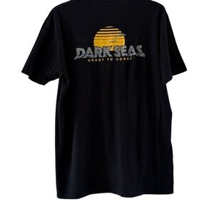 Dark Seas Men’s Black Graphic T-Shirt